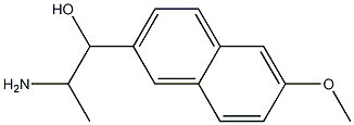2-amino-1-(6-methoxynaphthalen-2-yl)propan-1-ol Structure