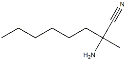 2-amino-2-methyloctanenitrile 구조식 이미지