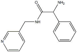2-amino-2-phenyl-N-(pyridin-3-ylmethyl)acetamide 구조식 이미지