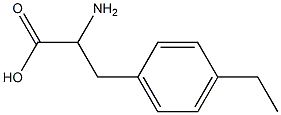 2-amino-3-(4-ethylphenyl)propanoic acid Structure