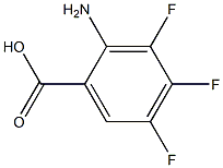 2-amino-3,4,5-trifluorobenzoic acid 구조식 이미지