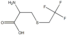 2-amino-3-[(2,2,2-trifluoroethyl)thio]propanoic acid Structure