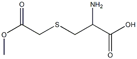 2-amino-3-[(2-methoxy-2-oxoethyl)thio]propanoic acid 구조식 이미지