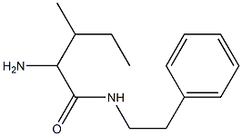 2-amino-3-methyl-N-(2-phenylethyl)pentanamide 구조식 이미지