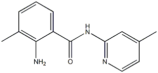 2-amino-3-methyl-N-(4-methylpyridin-2-yl)benzamide 구조식 이미지