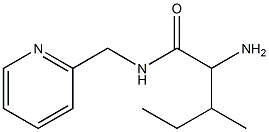 2-amino-3-methyl-N-(pyridin-2-ylmethyl)pentanamide 구조식 이미지