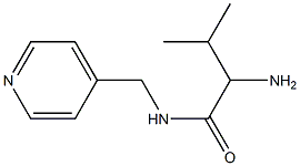 2-amino-3-methyl-N-(pyridin-4-ylmethyl)butanamide Structure