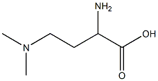 2-amino-4-(dimethylamino)butanoic acid 구조식 이미지