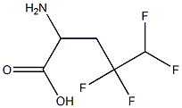 2-amino-4,4,5,5-tetrafluoropentanoic acid 구조식 이미지