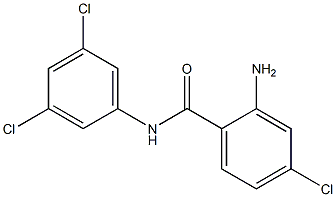 2-amino-4-chloro-N-(3,5-dichlorophenyl)benzamide Structure