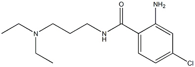 2-amino-4-chloro-N-[3-(diethylamino)propyl]benzamide 구조식 이미지