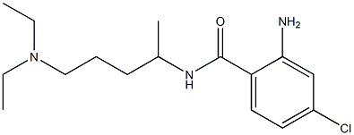 2-amino-4-chloro-N-[5-(diethylamino)pentan-2-yl]benzamide Structure