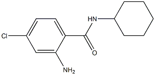 2-amino-4-chloro-N-cyclohexylbenzamide Structure