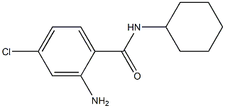 2-amino-4-chloro-N-cyclohexylbenzamide 구조식 이미지