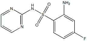 2-amino-4-fluoro-N-(pyrimidin-2-yl)benzene-1-sulfonamide 구조식 이미지