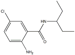 2-amino-5-chloro-N-(1-ethylpropyl)benzamide Structure