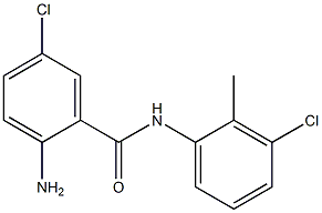 2-amino-5-chloro-N-(3-chloro-2-methylphenyl)benzamide Structure