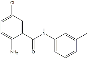 2-amino-5-chloro-N-(3-methylphenyl)benzamide Structure