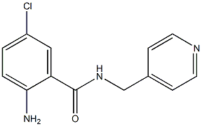2-amino-5-chloro-N-(pyridin-4-ylmethyl)benzamide 구조식 이미지