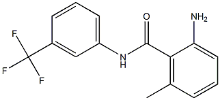 2-amino-6-methyl-N-[3-(trifluoromethyl)phenyl]benzamide 구조식 이미지