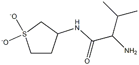 2-amino-N-(1,1-dioxidotetrahydrothien-3-yl)-3-methylbutanamide Structure