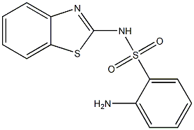 2-amino-N-(1,3-benzothiazol-2-yl)benzene-1-sulfonamide 구조식 이미지