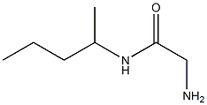 2-amino-N-(1-methylbutyl)acetamide 구조식 이미지