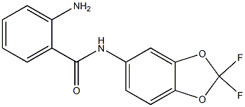 2-amino-N-(2,2-difluoro-2H-1,3-benzodioxol-5-yl)benzamide 구조식 이미지