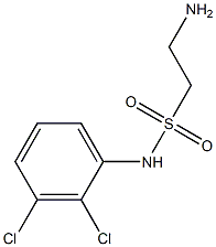 2-amino-N-(2,3-dichlorophenyl)ethane-1-sulfonamide Structure