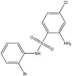 2-amino-N-(2-bromophenyl)-4-chlorobenzene-1-sulfonamide Structure