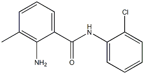 2-amino-N-(2-chlorophenyl)-3-methylbenzamide 구조식 이미지