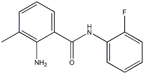 2-amino-N-(2-fluorophenyl)-3-methylbenzamide 구조식 이미지