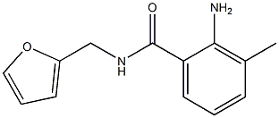2-amino-N-(2-furylmethyl)-3-methylbenzamide Structure