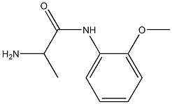 2-amino-N-(2-methoxyphenyl)propanamide 구조식 이미지