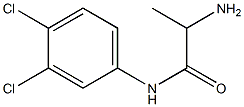 2-amino-N-(3,4-dichlorophenyl)propanamide Structure