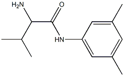 2-amino-N-(3,5-dimethylphenyl)-3-methylbutanamide 구조식 이미지