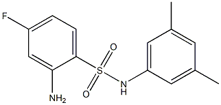 2-amino-N-(3,5-dimethylphenyl)-4-fluorobenzene-1-sulfonamide Structure
