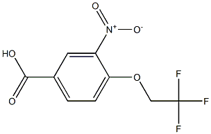 3-nitro-4-(2,2,2-trifluoroethoxy)benzoic acid 구조식 이미지