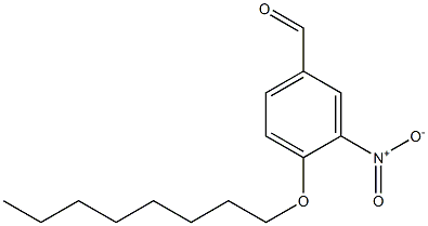 3-nitro-4-(octyloxy)benzaldehyde 구조식 이미지