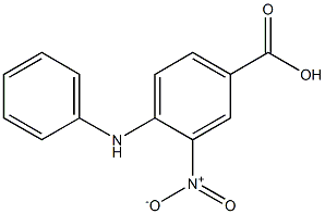 3-nitro-4-(phenylamino)benzoic acid 구조식 이미지