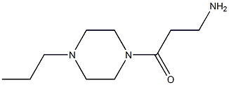 3-oxo-3-(4-propylpiperazin-1-yl)propan-1-amine 구조식 이미지