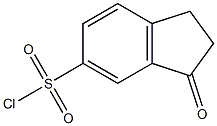 3-oxoindane-5-sulfonyl chloride Structure