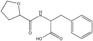 3-phenyl-2-[(tetrahydrofuran-2-ylcarbonyl)amino]propanoic acid Structure