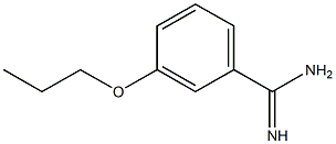 3-propoxybenzenecarboximidamide 구조식 이미지