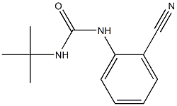 3-tert-butyl-1-(2-cyanophenyl)urea 구조식 이미지