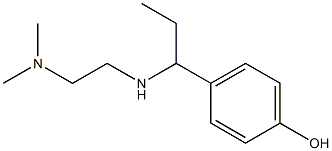 4-(1-{[2-(dimethylamino)ethyl]amino}propyl)phenol Structure