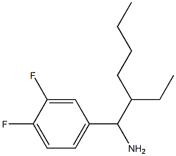 4-(1-amino-2-ethylhexyl)-1,2-difluorobenzene 구조식 이미지