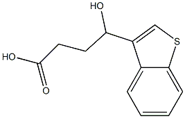 4-(1-benzothiophen-3-yl)-4-hydroxybutanoic acid 구조식 이미지