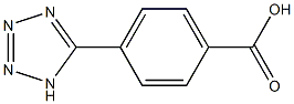 4-(1H-1,2,3,4-tetrazol-5-yl)benzoic acid Structure