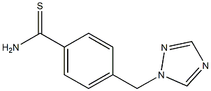 4-(1H-1,2,4-triazol-1-ylmethyl)benzenecarbothioamide Structure